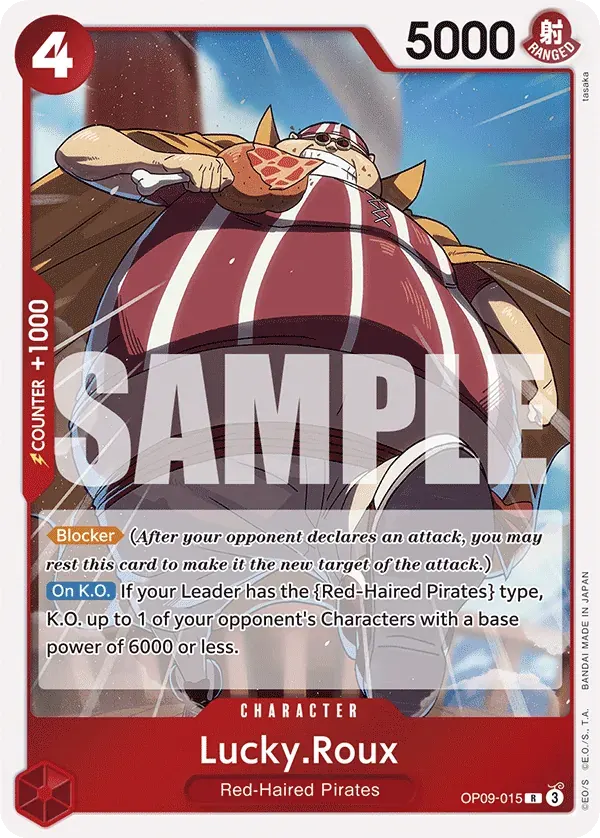 Lucky.Roux — carte One Piece TCG OP09-015 (Emperors in the New World)