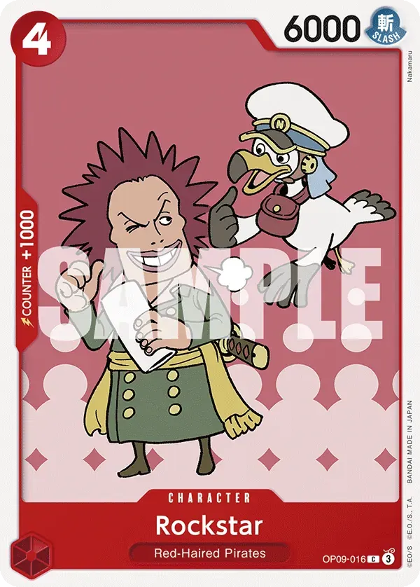 Rockstar — carte One Piece TCG OP09-016 (Emperors in the New World)
