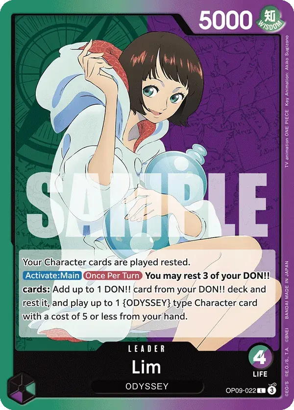 Lim — carte One Piece TCG OP09-022 (Emperors in the New World)