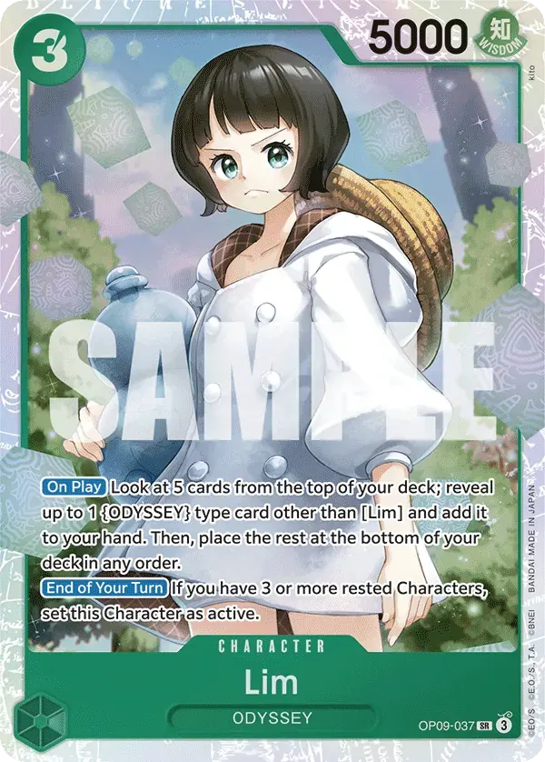 Lim — carte One Piece TCG OP09-037 (Emperors in the New World)