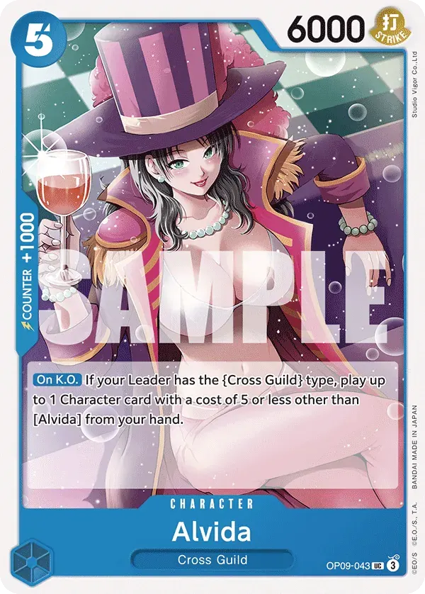Alvida — carte One Piece TCG OP09-043 (Emperors in the New World)