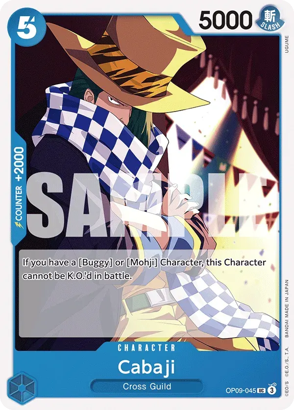 Cabaji — carte One Piece TCG OP09-045 (Emperors in the New World)