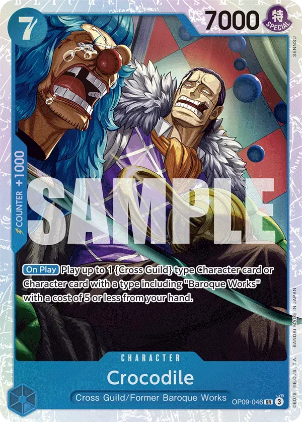 Crocodile — carte One Piece TCG OP09-046 (Emperors in the New World)