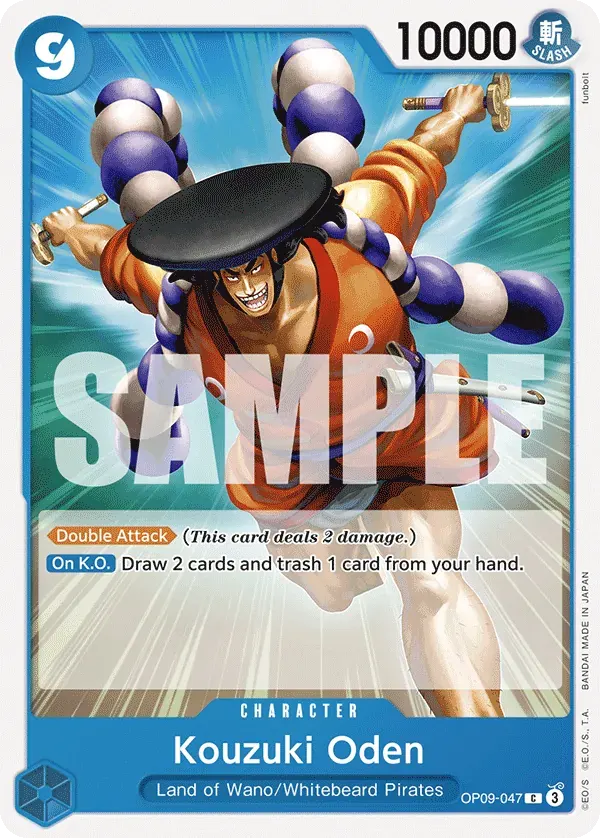 Kouzuki Oden — carte One Piece TCG OP09-047 (Emperors in the New World)