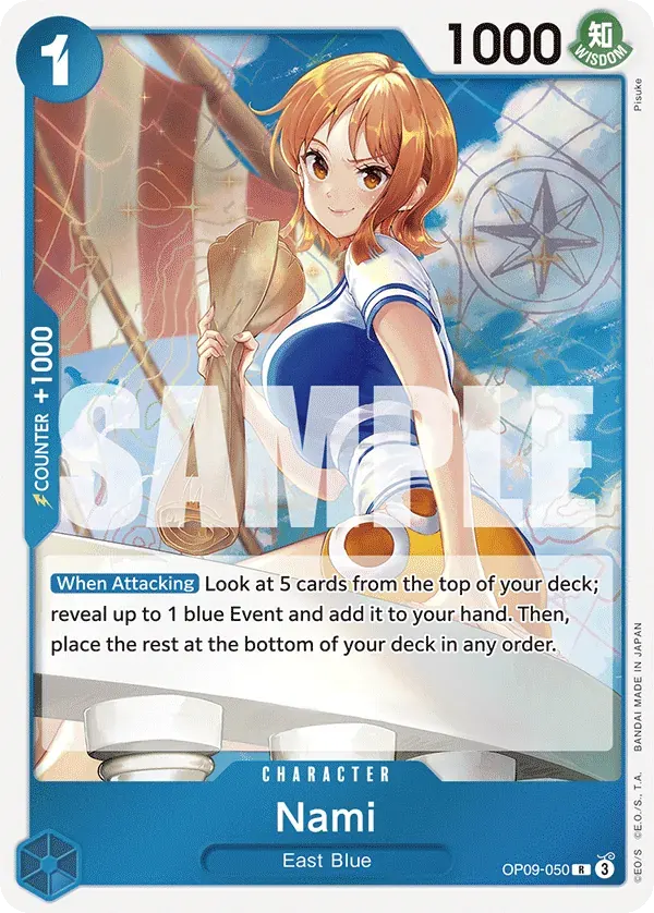 Nami — carte One Piece TCG OP09-050 (Emperors in the New World)