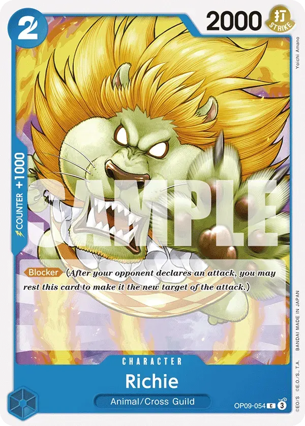Richie — carte One Piece TCG OP09-054 (Emperors in the New World)