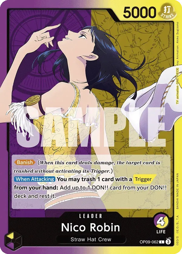 Nico Robin — carte One Piece TCG OP09-062 (Emperors in the New World)