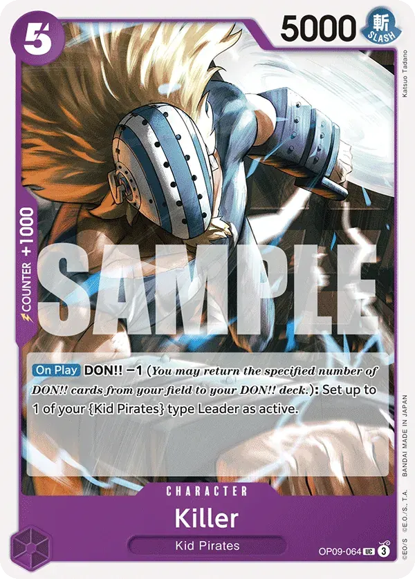 Killer — carte One Piece TCG OP09-064 (Emperors in the New World)