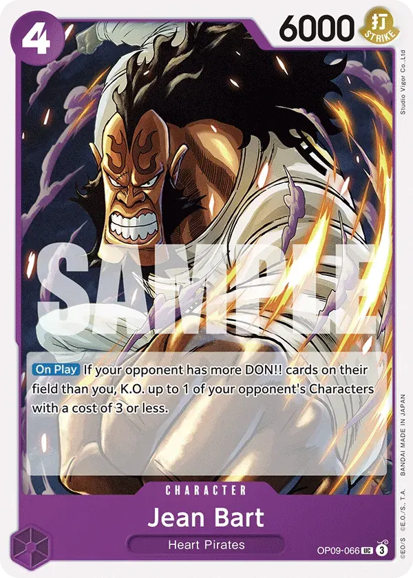 Jean Bart — carte One Piece TCG OP09-066 (Emperors in the New World)