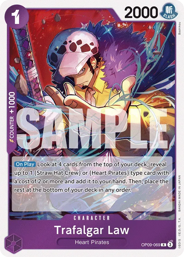 Trafalgar Law — carte One Piece TCG OP09-069 (Emperors in the New World)