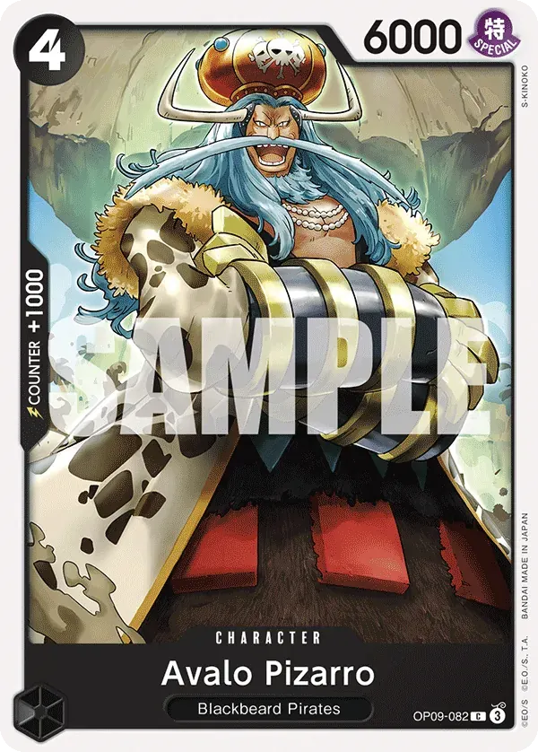 Avalo Pizarro — carte One Piece TCG OP09-082 (Emperors in the New World)