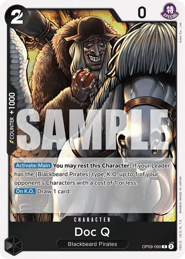 Doc Q — carte One Piece TCG OP09-090 (Emperors in the New World)