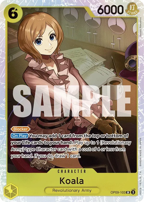 Koala — carte One Piece TCG OP09-103 (Emperors in the New World)