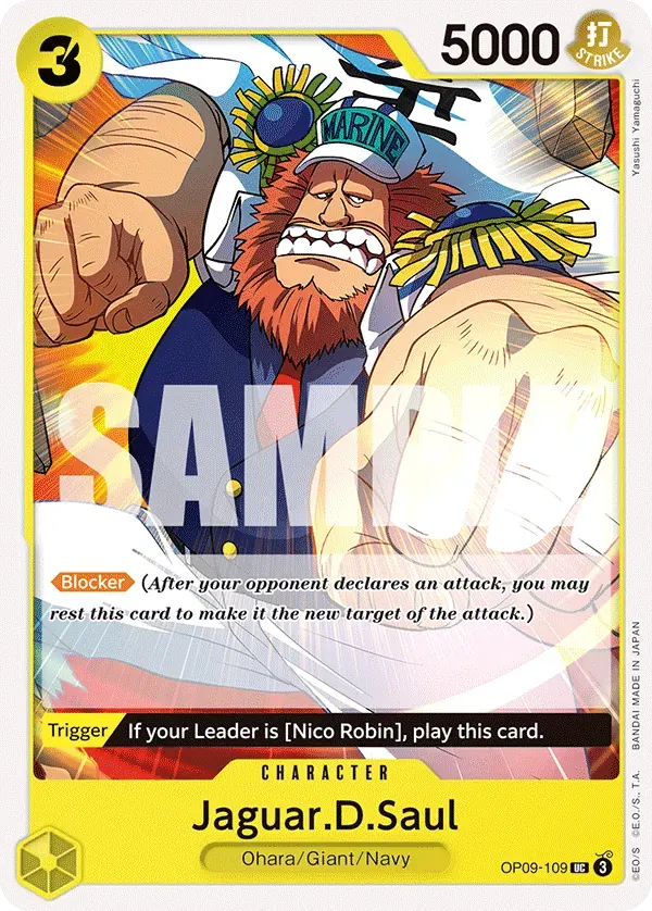 Jaguar.D.Saul — carte One Piece TCG OP09-109 (Emperors in the New World)