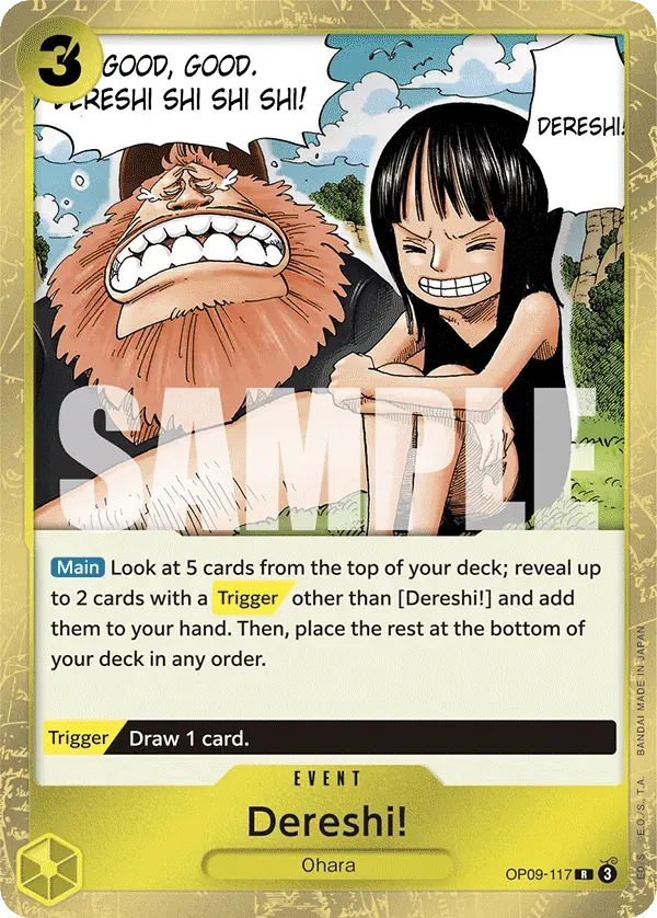 Dereshi! — carte One Piece TCG OP09-117 (Emperors in the New World)