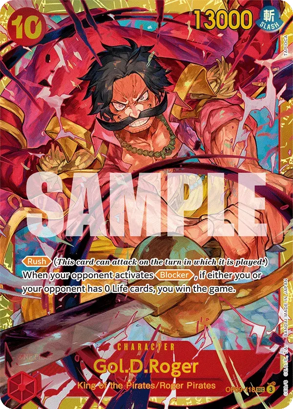Gol.D.Roger — carte One Piece TCG OP09-118 (Emperors in the New World)