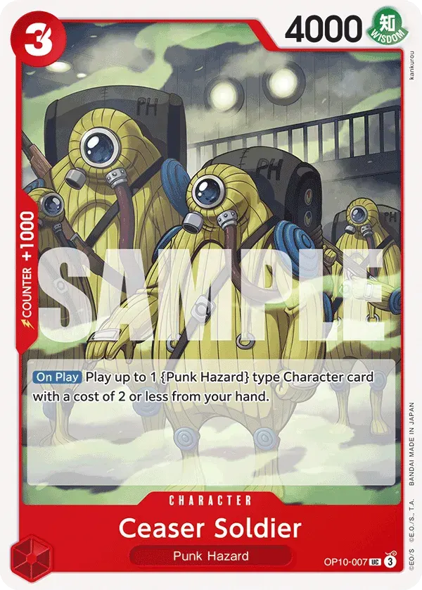 Ceaser Soldier — carte One Piece TCG OP10-007 (Royal Blood)