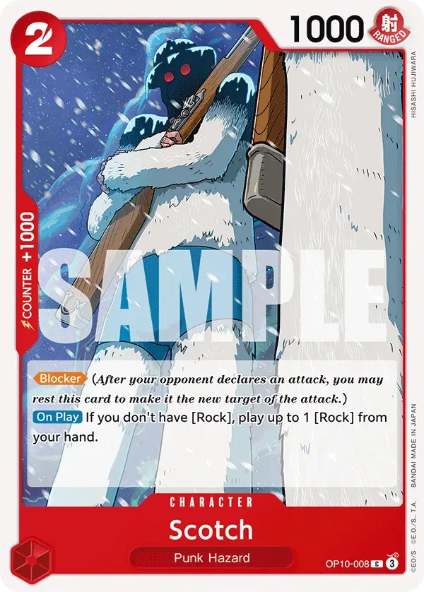 Scotch — carte One Piece TCG OP10-008 (Royal Blood)