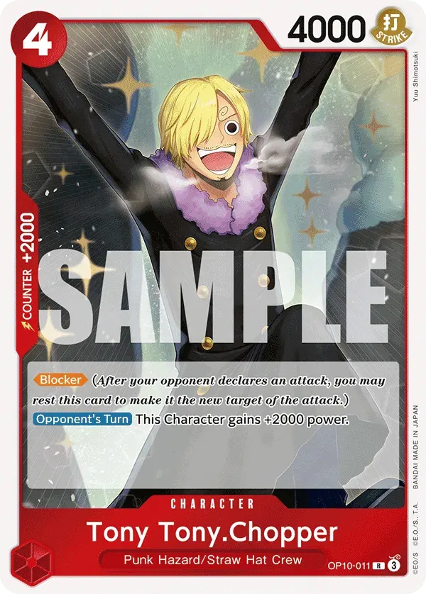 Tony Tony.Chopper — carte One Piece TCG OP10-011 (Royal Blood)