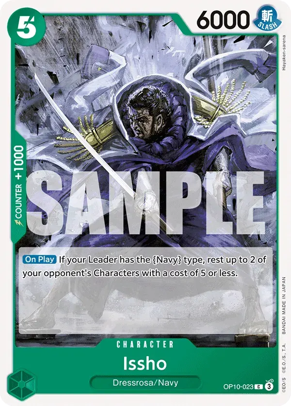 Issho — carte One Piece TCG OP10-023 (Royal Blood)