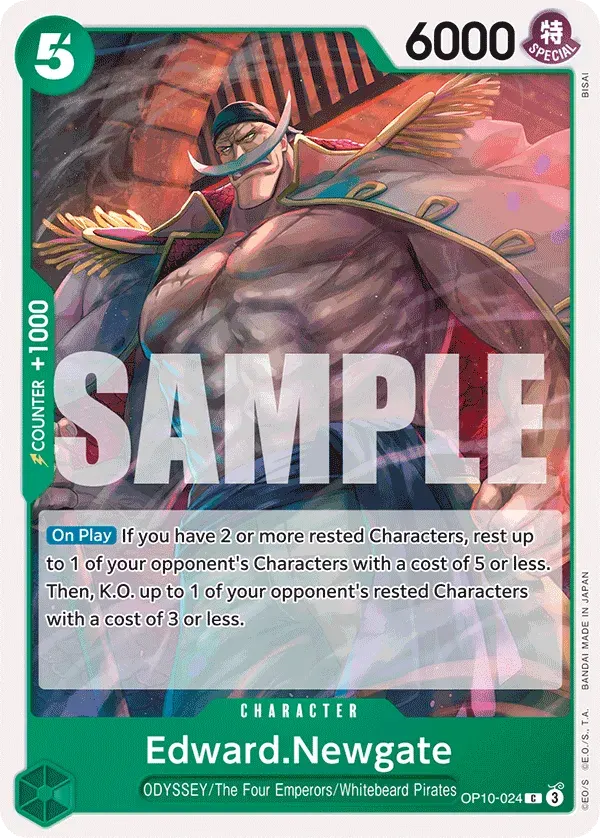 Edward.Newgate — carte One Piece TCG OP10-024 (Royal Blood)