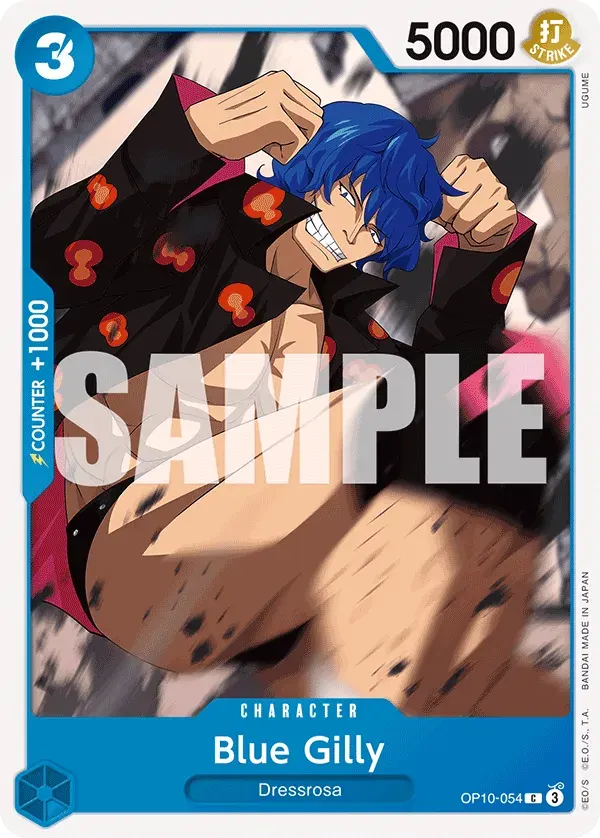 Blue Gilly — carte One Piece TCG OP10-054 (Royal Blood)