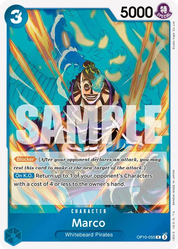Marco — carte One Piece TCG OP10-055 (Royal Blood)