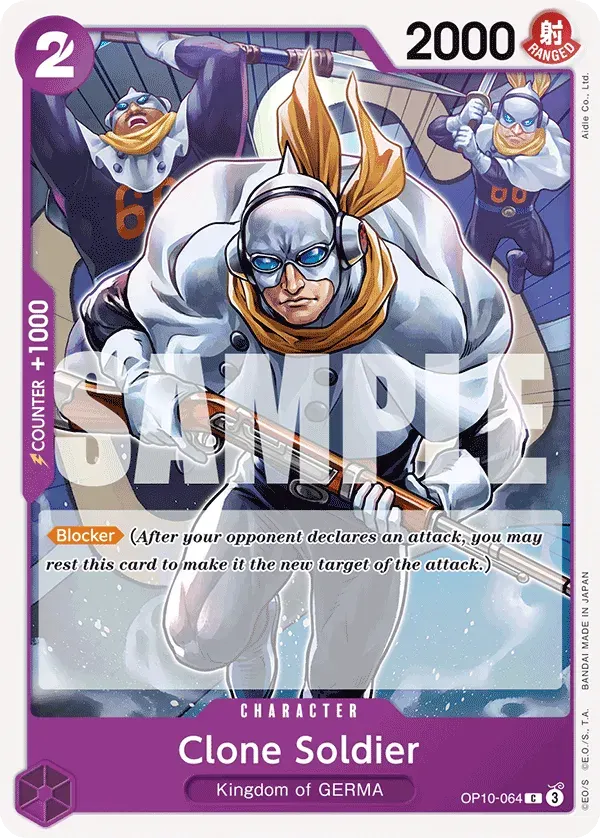 Clone Soldier — carte One Piece TCG OP10-064 (Royal Blood)
