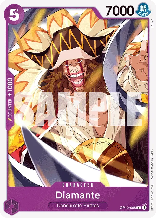 Diamante — carte One Piece TCG OP10-068 (Royal Blood)