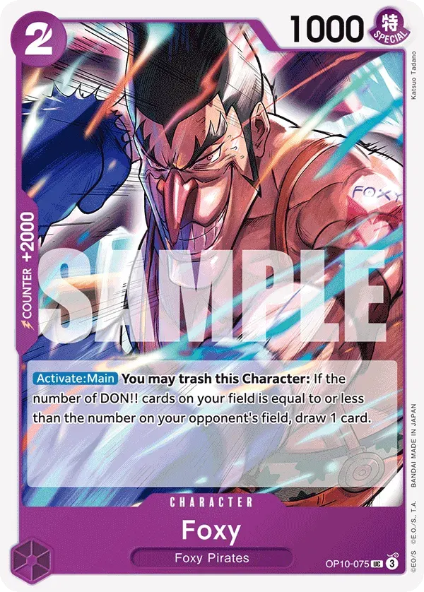 Foxy — carte One Piece TCG OP10-075 (Royal Blood)