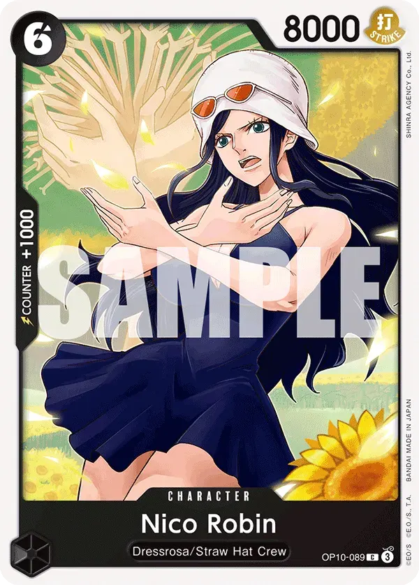 Nico Robin — carte One Piece TCG OP10-089 (Royal Blood)