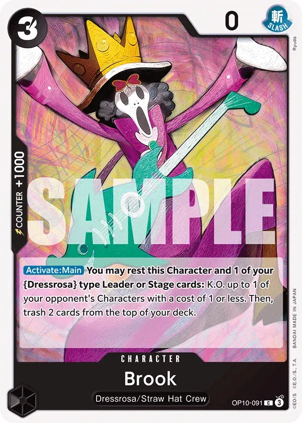 Brook — carte One Piece TCG OP10-091 (Royal Blood)