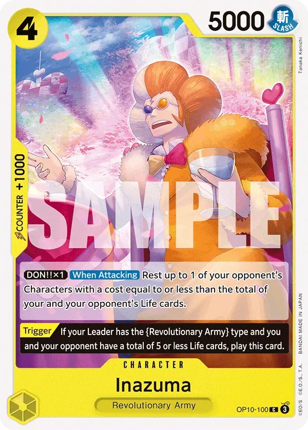 Inazuma — carte One Piece TCG OP10-100 (Royal Blood)