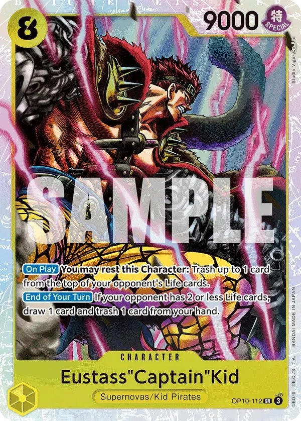 Eustass"Captain"Kid — carte One Piece TCG OP10-112 (Royal Blood)