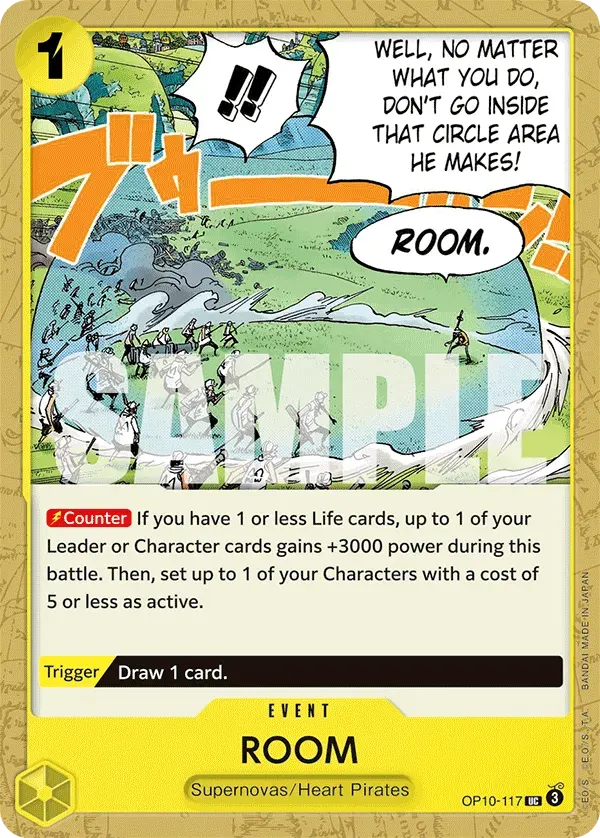 ROOM — carte One Piece TCG OP10-117 (Royal Blood)