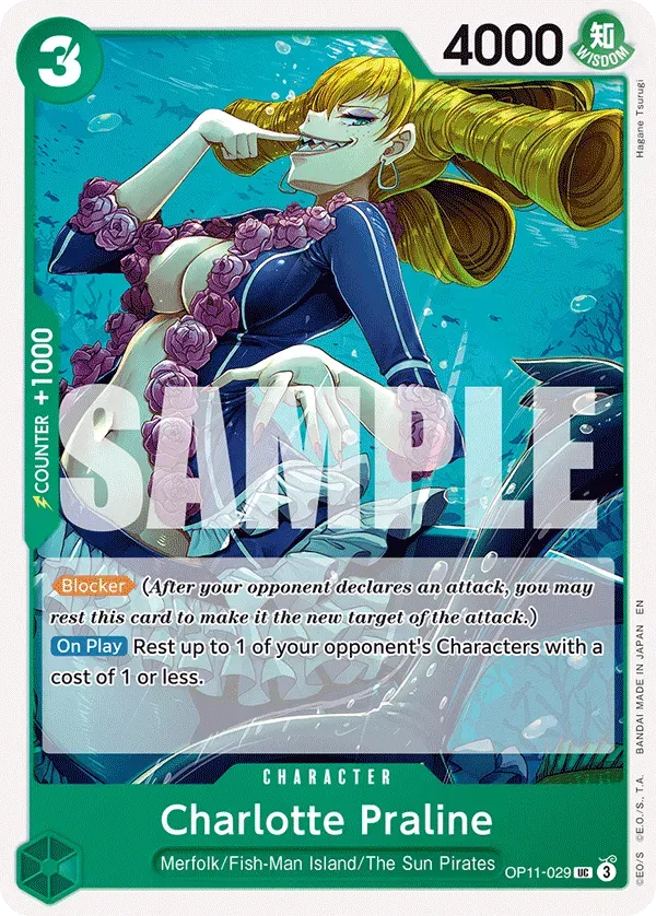 Charlotte Praline — carte One Piece TCG OP11-029 (A Fist of Divine Speed)