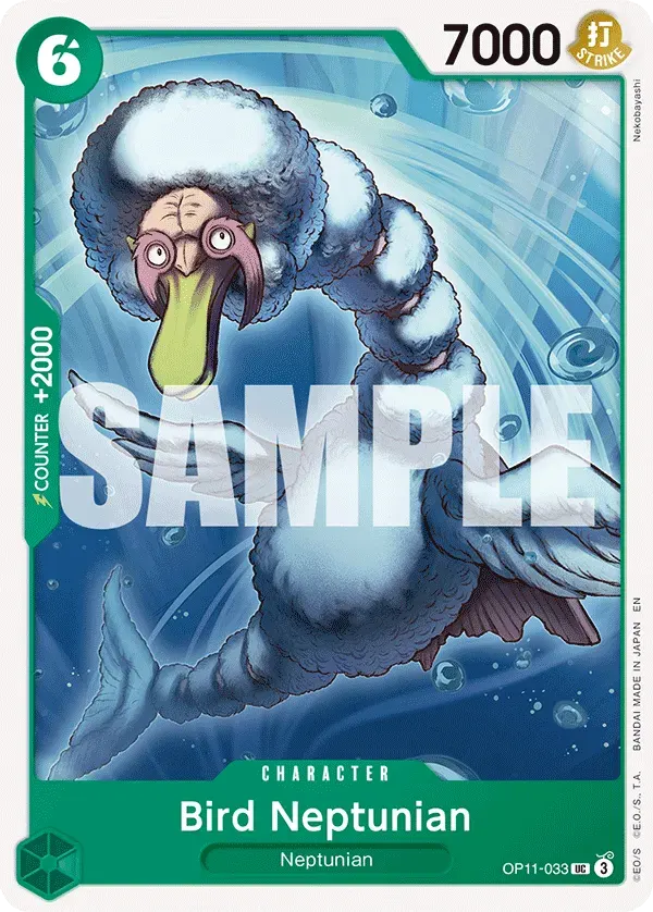 Bird Neptunian — carte One Piece TCG OP11-033 (A Fist of Divine Speed)