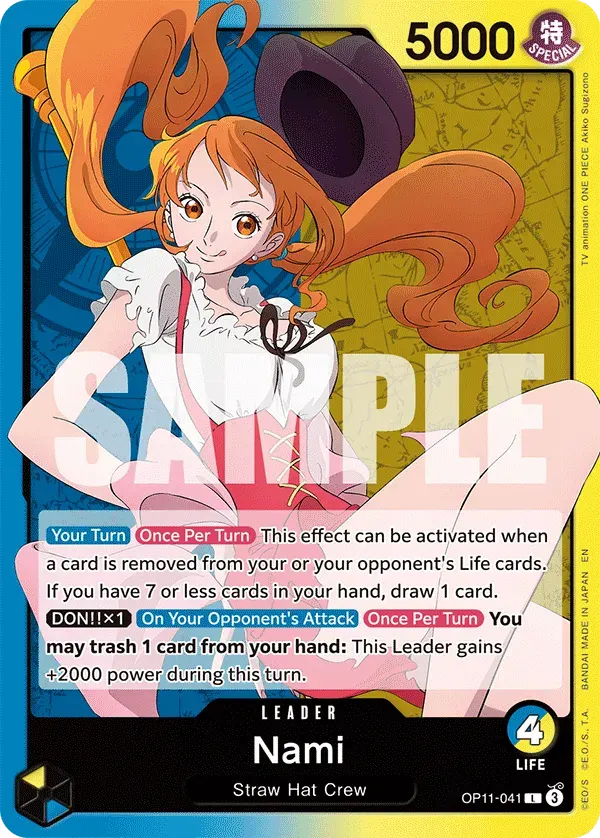Nami — carte One Piece TCG OP11-041 (A Fist of Divine Speed)