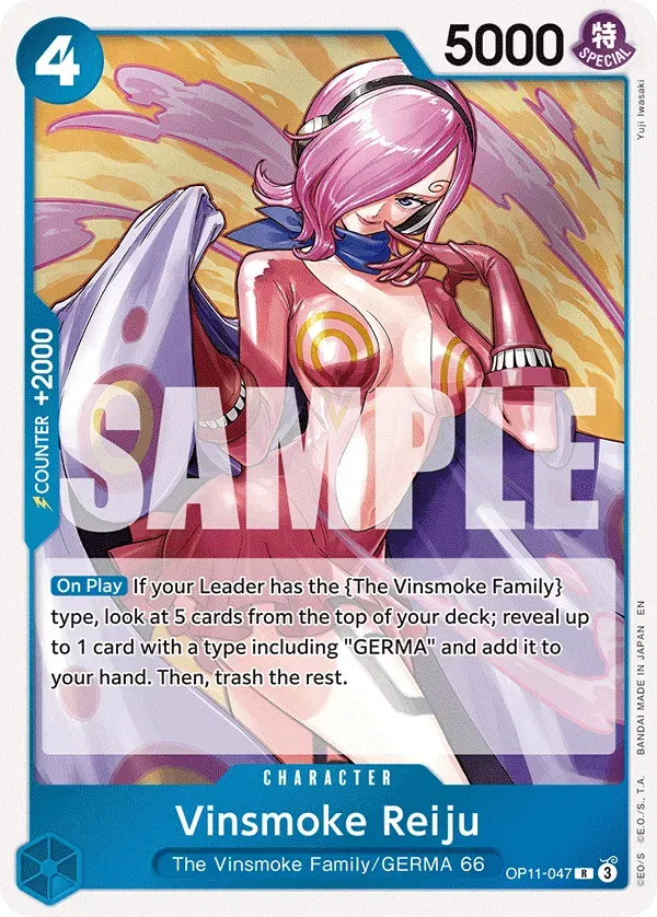 Vinsmoke Reiju — carte One Piece TCG OP11-047 (A Fist of Divine Speed)