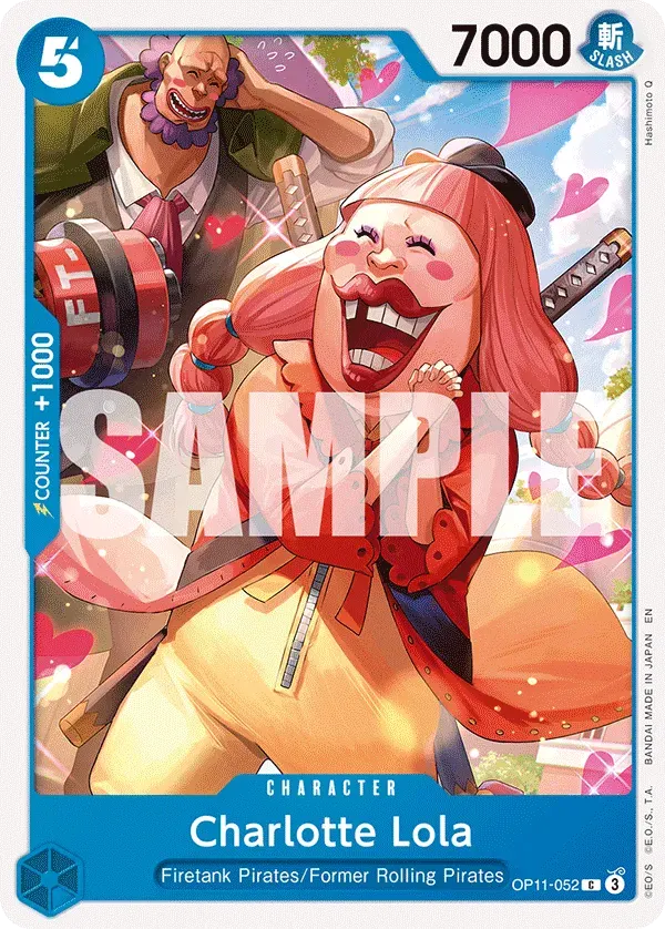 Charlotte Lola — carte One Piece TCG OP11-052 (A Fist of Divine Speed)