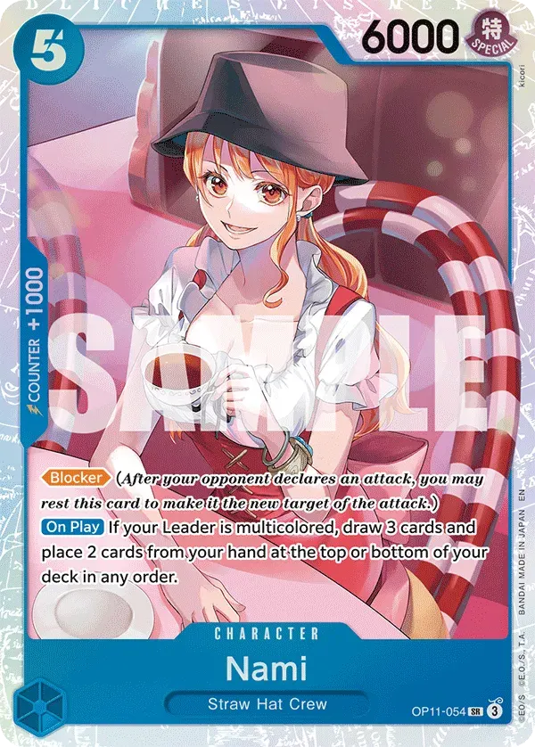 Nami — carte One Piece TCG OP11-054 (A Fist of Divine Speed)