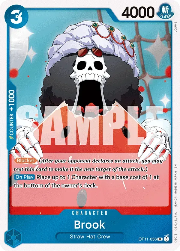 Brook — carte One Piece TCG OP11-056 (A Fist of Divine Speed)