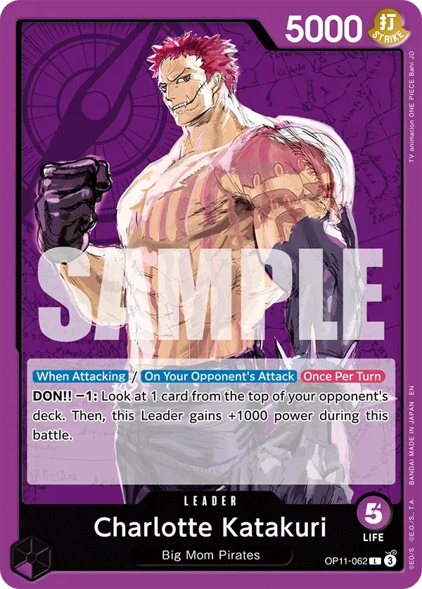 Charlotte Katakuri — carte One Piece TCG OP11-062 (A Fist of Divine Speed)