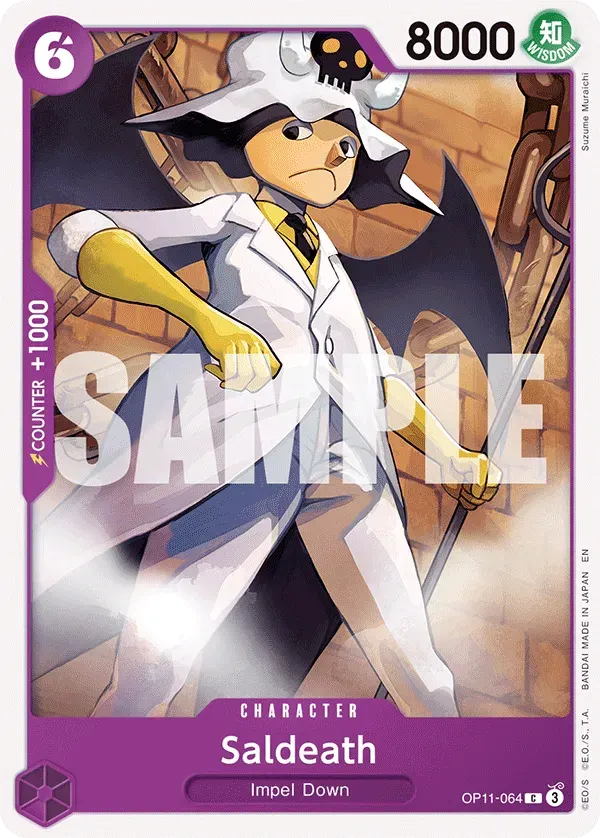 Saldeath — carte One Piece TCG OP11-064 (A Fist of Divine Speed)