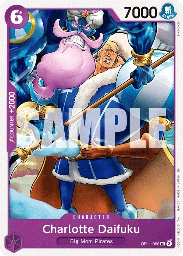 Charlotte Daifuku — carte One Piece TCG OP11-068 (A Fist of Divine Speed)