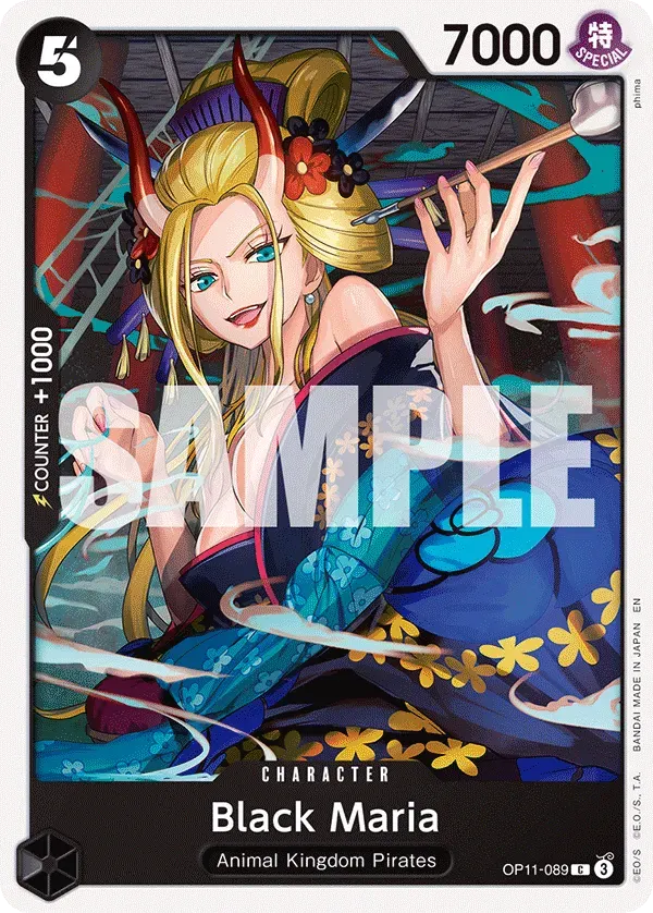 Black Maria — carte One Piece TCG OP11-089 (A Fist of Divine Speed)