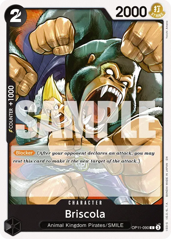 Briscola — carte One Piece TCG OP11-090 (A Fist of Divine Speed)