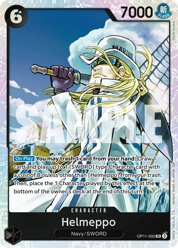 Helmeppo — carte One Piece TCG OP11-092 (A Fist of Divine Speed)