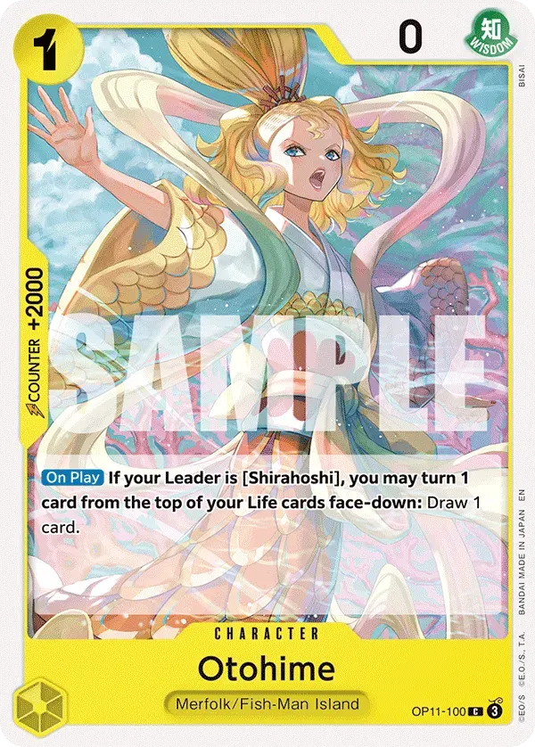 Otohime — carte One Piece TCG OP11-100 (A Fist of Divine Speed)