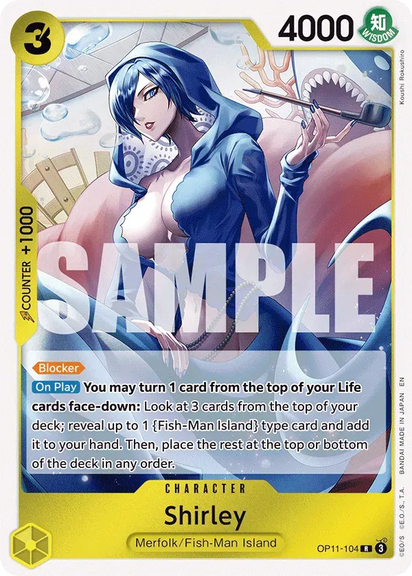 Shirley — carte One Piece TCG OP11-104 (A Fist of Divine Speed)